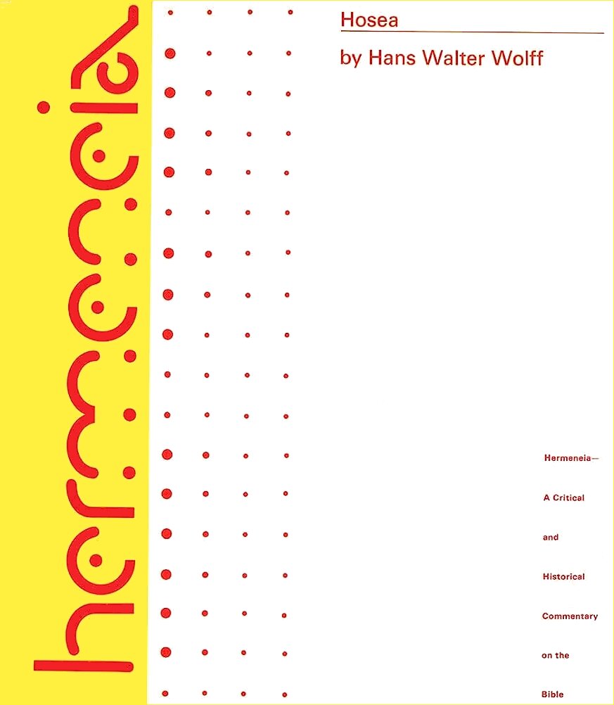 Hosea (Hermeneia) by Hans Walter Wolff