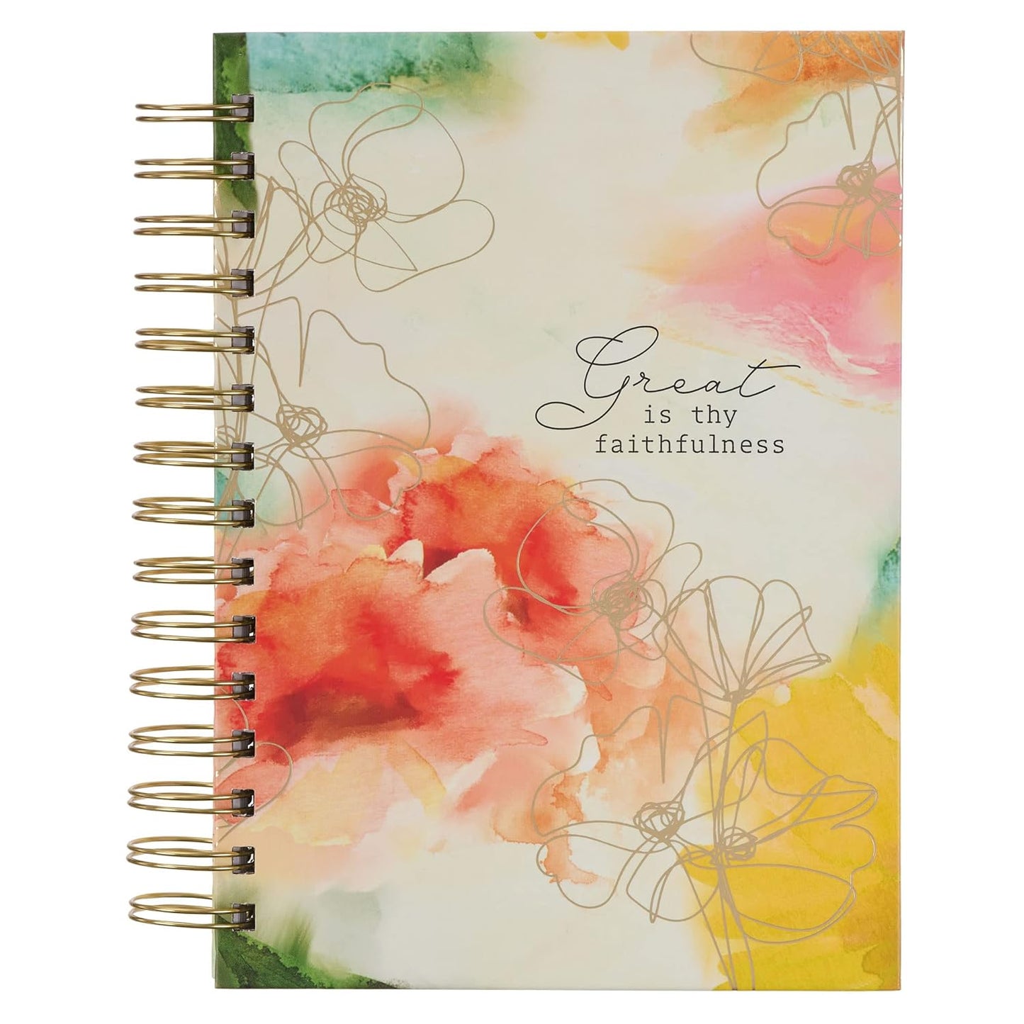 Journal: Great Is Thy Faithfulness, A5 Spiralbound