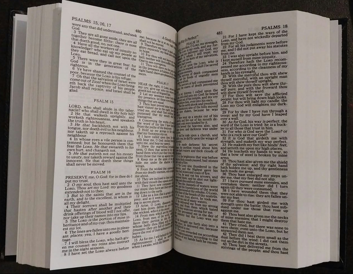 KJV Holy Bible, Compact Black Hardcover