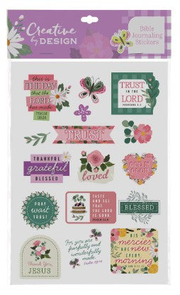 Bible Journaling Stickers: This Is the Day (3 Sheets)