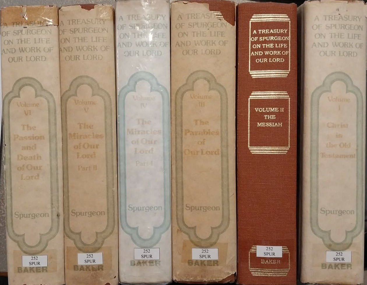 Treasury of Spurgeon on the Life and Work of Our Lord, 6 Volume Set
