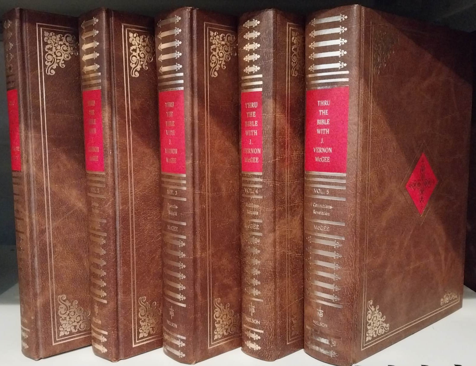 Thru The Bible With J. Vernon McGee, 5 Volume Set image 1
