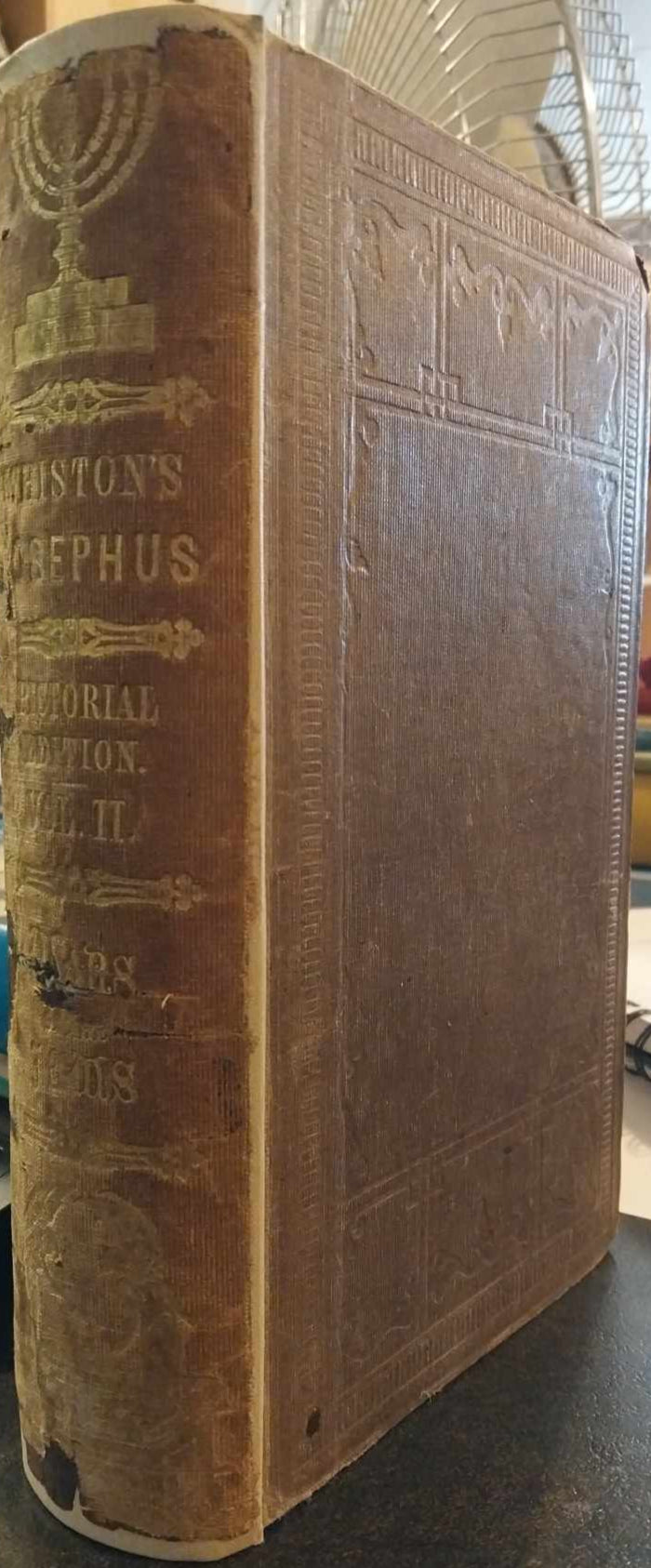 Works of Josephus Vol. II, Translated by William Whiston, 1862 image 0