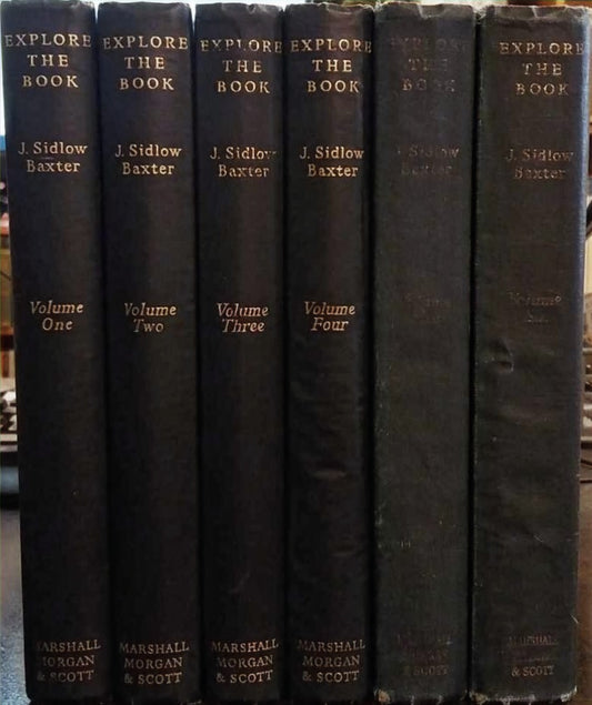 Explore The Book by J. Sidlow Baxter, 6-Volume Set image 0