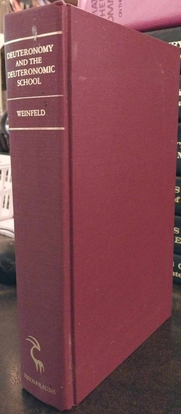 Deuteronomy and the Deuteronomic School by Moshe Weinfeld image 0