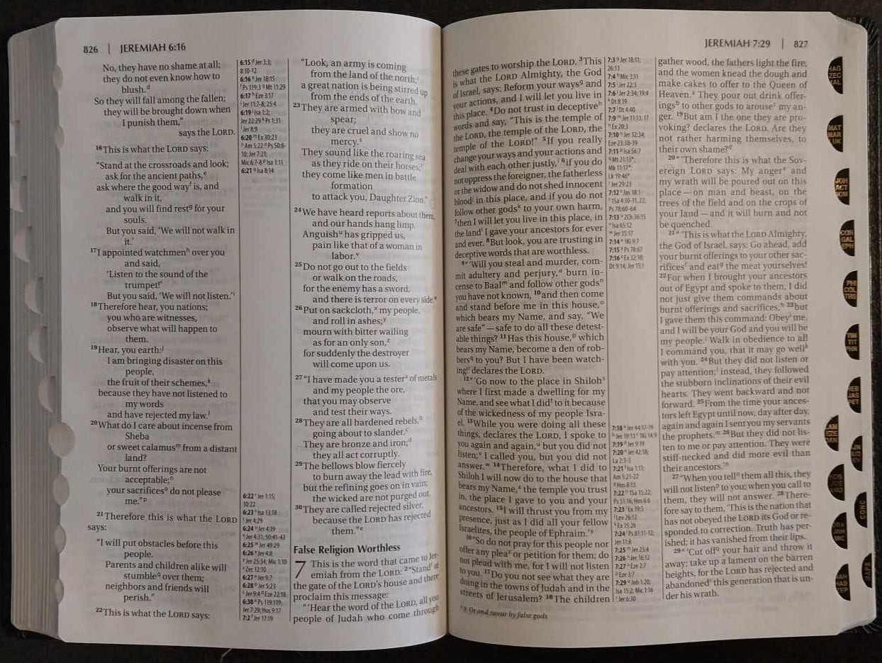 NIV Holy Bible, Thinline Reference Bible, Large Print image 1