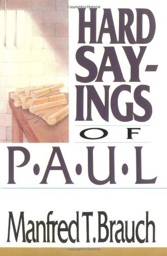 Hard Sayings of Paul by Manfred T. Brauch image 0