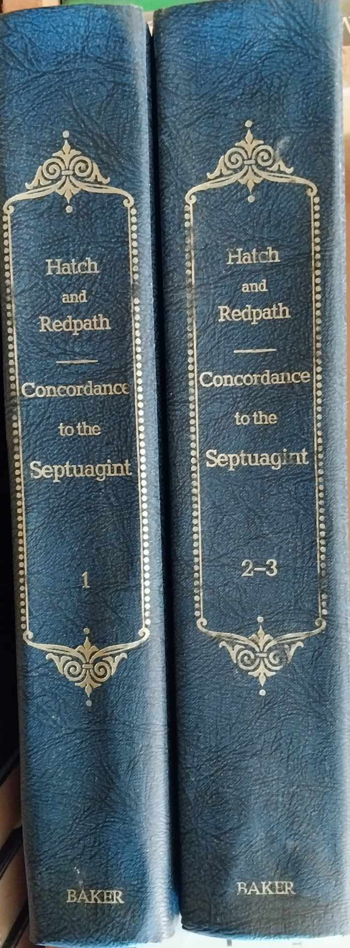 Concordance to the Septuagint, 2-Volume Set by Hatch and Redpath image 0
