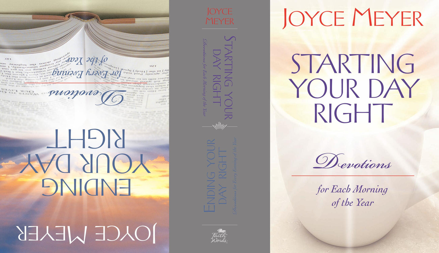 Starting Your Day Right/Ending Your Day Right Flipbook Edition by Joyce Meyer image 0