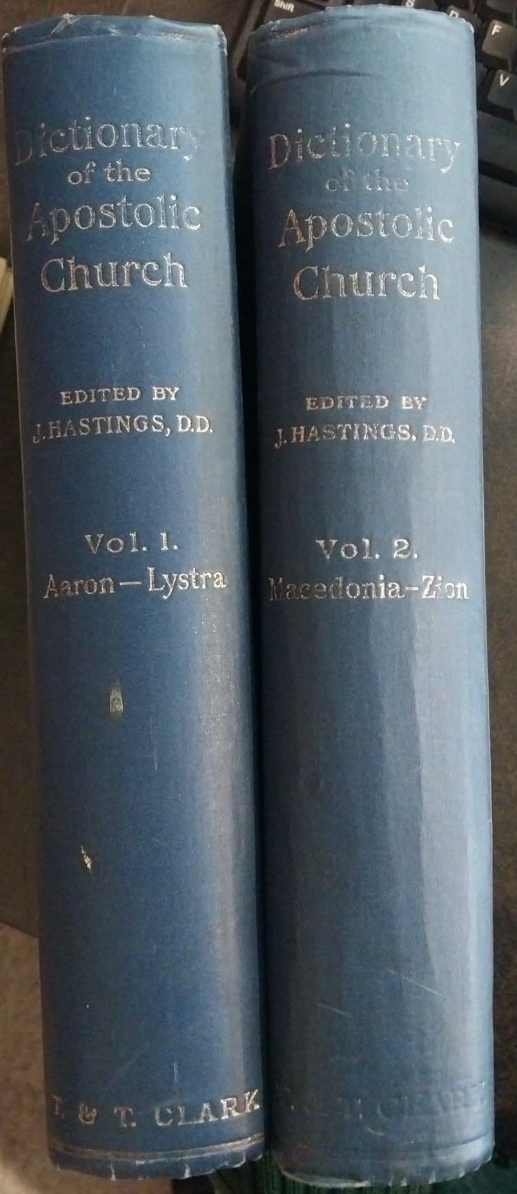 Dictionary of the Apostolic Church by J. Hastings, 2-Volume Set