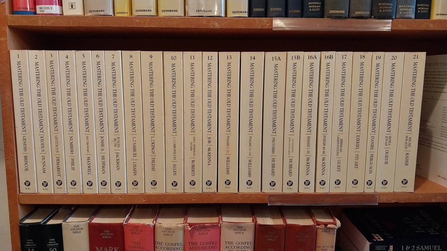 Mastering The Old Testament: A Book-by-Book Commentary 23-Volume Set image 0
