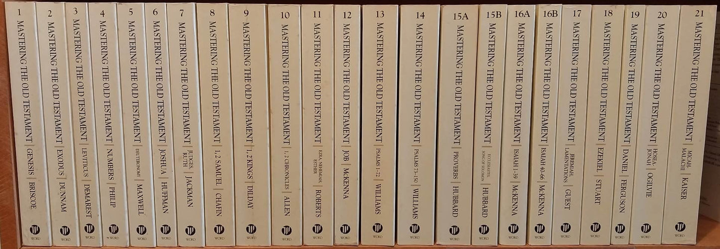 Mastering The Old Testament: A Book-by-Book Commentary 23-Volume Set image 0