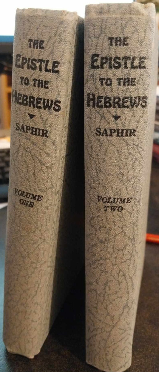 Epistle to the Hebrews by Adolph Saphir, 2 Volume Set image 0