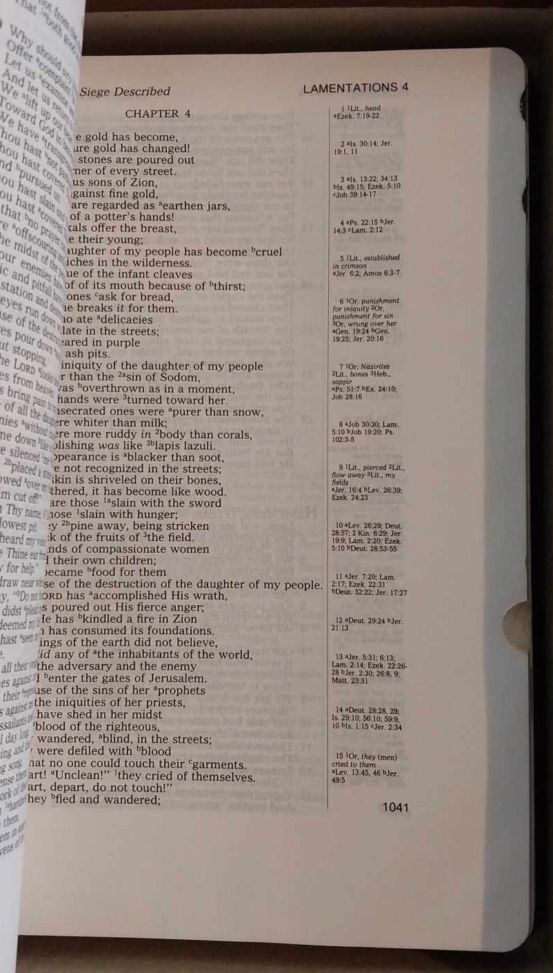 NASB Wide Margin Reference Bible image 2