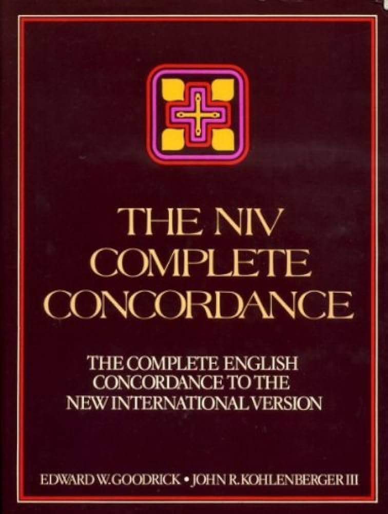 NIV Complete Concordance by Edward W. Goodrick, John R. Kohlenberger III image 0