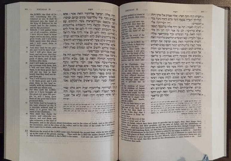 The Holy Scriptures In Hebrew and English (Old Testament) image 1