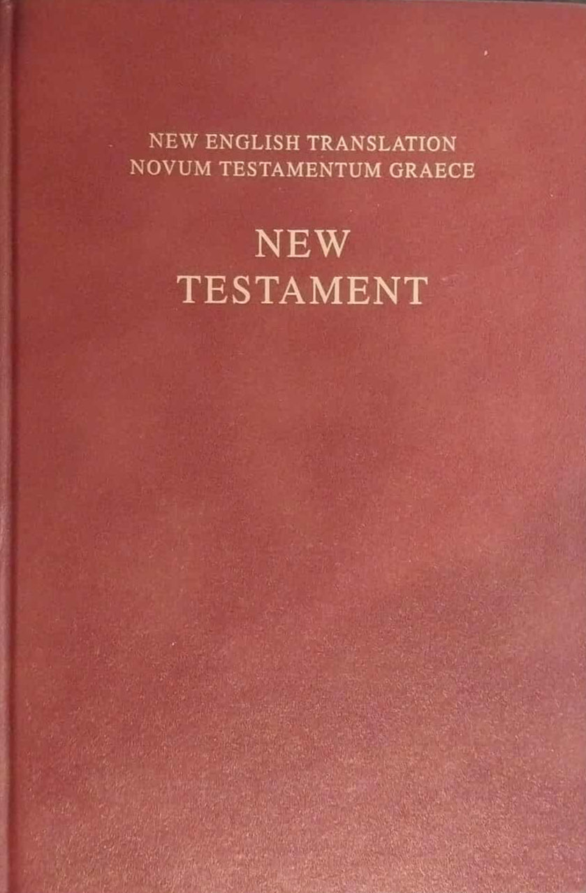 New Testament in English and Greek, New English Translation image 0