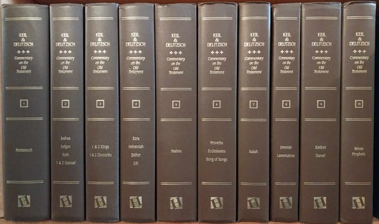 Complete Commentaries on the Old Testament (10 Volume Set) by Keil and Delitzsch image 0