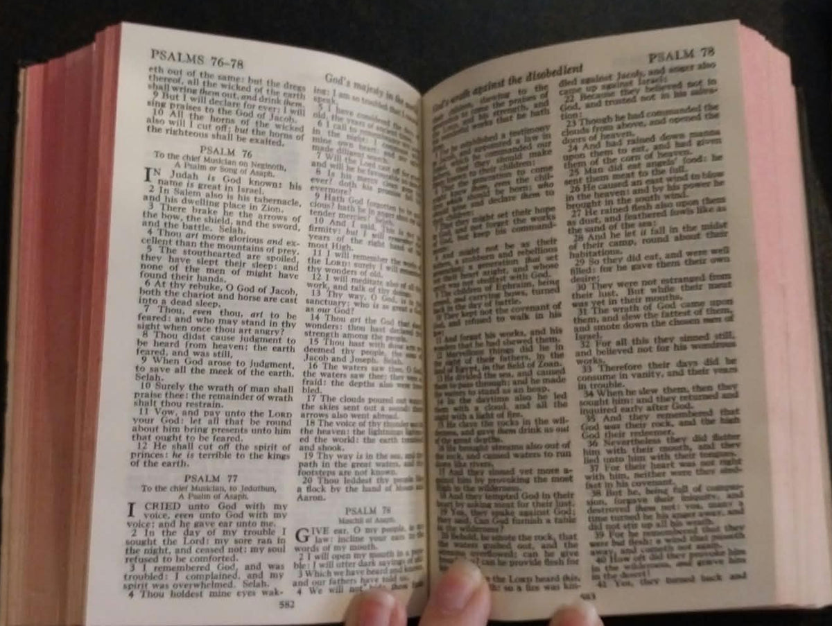 KJV Holy Bible, Small Black Hardcover