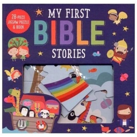 My First Bible Stories: 28-Piece Jigsaw Puzzle & Book