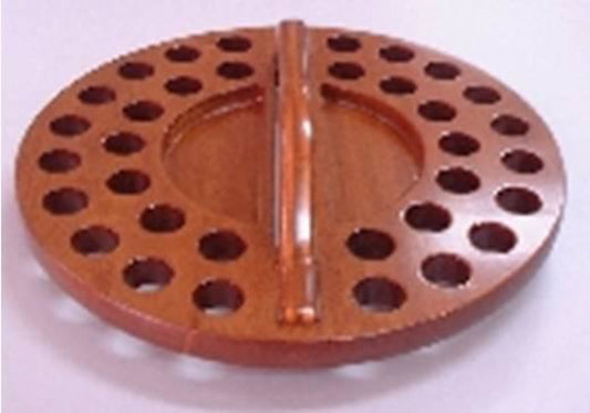 34 Hole Round Communion Tray