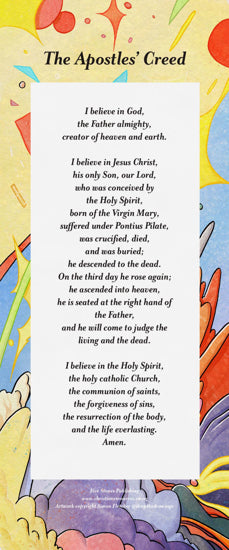 Apostles' Creed Bookmark (set of 10)