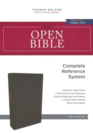 NKJV The Open Bible by Thomas Nelson