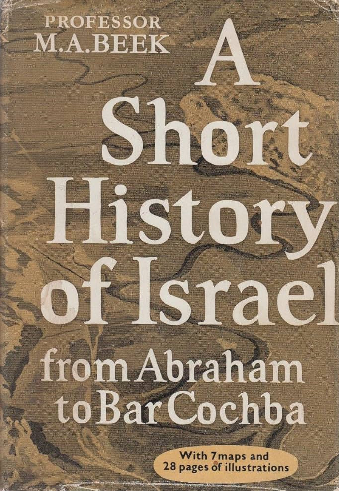 A Short History of Israel by M.A. Beek image 0