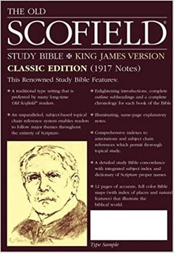 KJV Old Scofield Study Bible, Classic Edition image 0