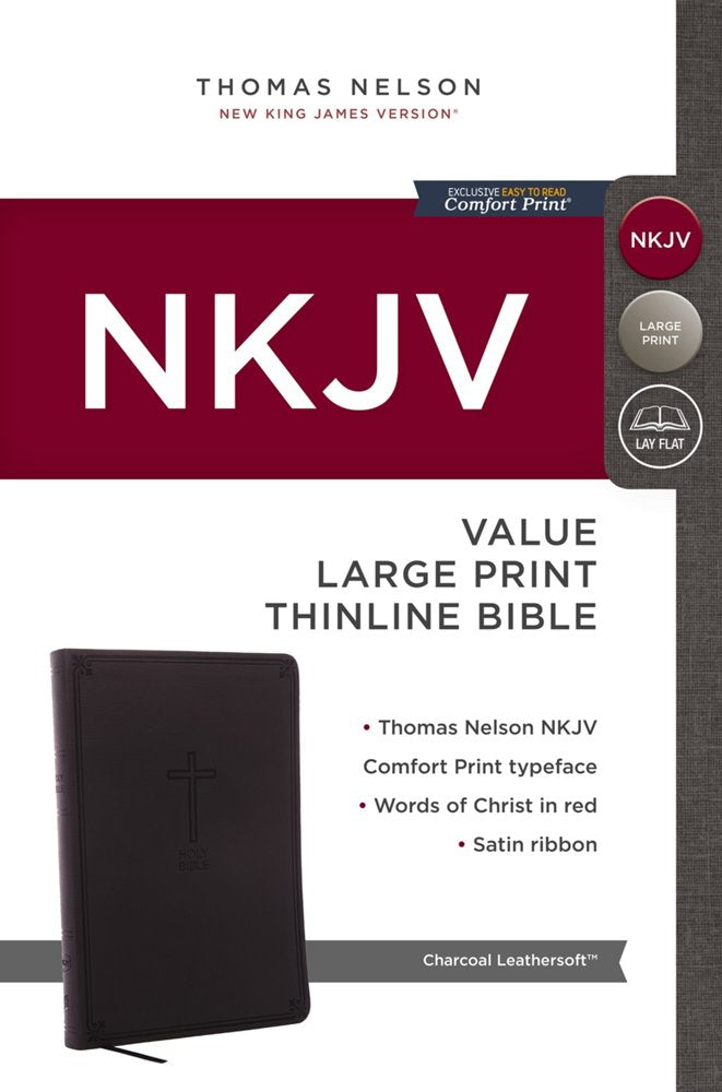 NKJV Value Thinline Bible Large Print, Imitation Leather