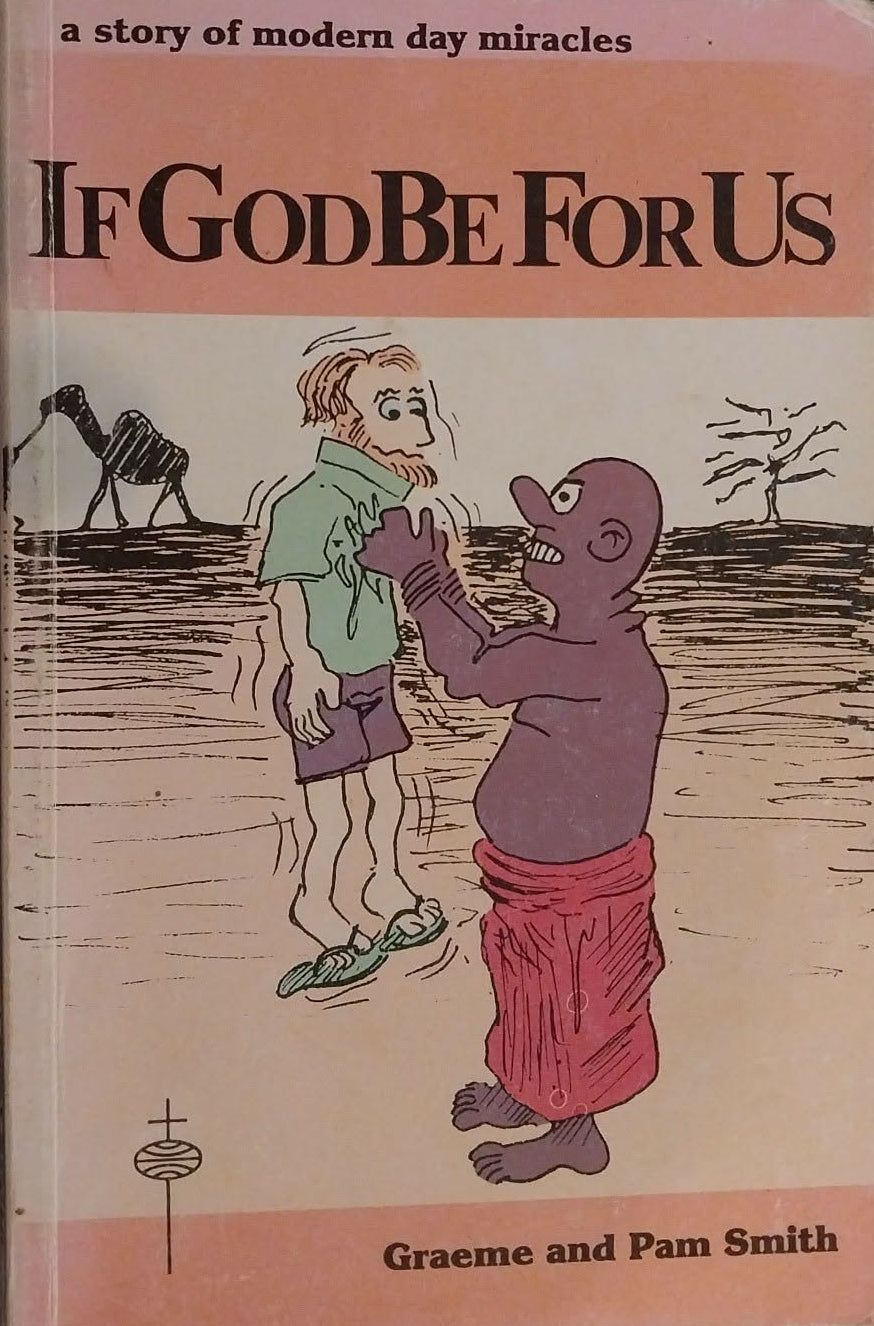 Book cover of 'If God Be For Us' with illustration of two people on a beach.