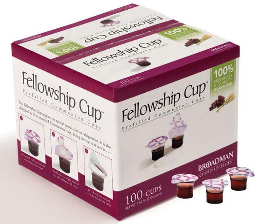 Fellowship Cup Prefilled Communion Set (100 Cups)