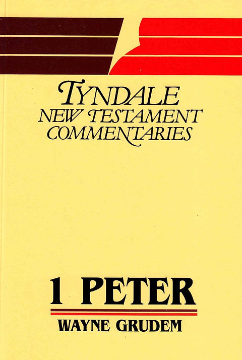 1 Peter by Wayne Grudem (Tyndale Beige NT Paperback Series) image 0