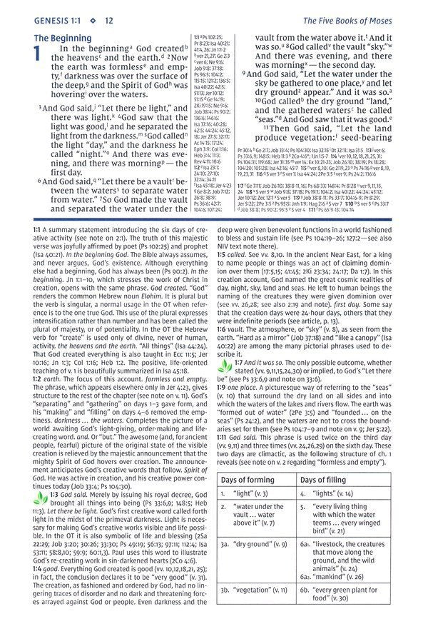 NIV Large-Print Study Bible, Fully Revised Edition, Comfort Print--bonded leather, black, red letter