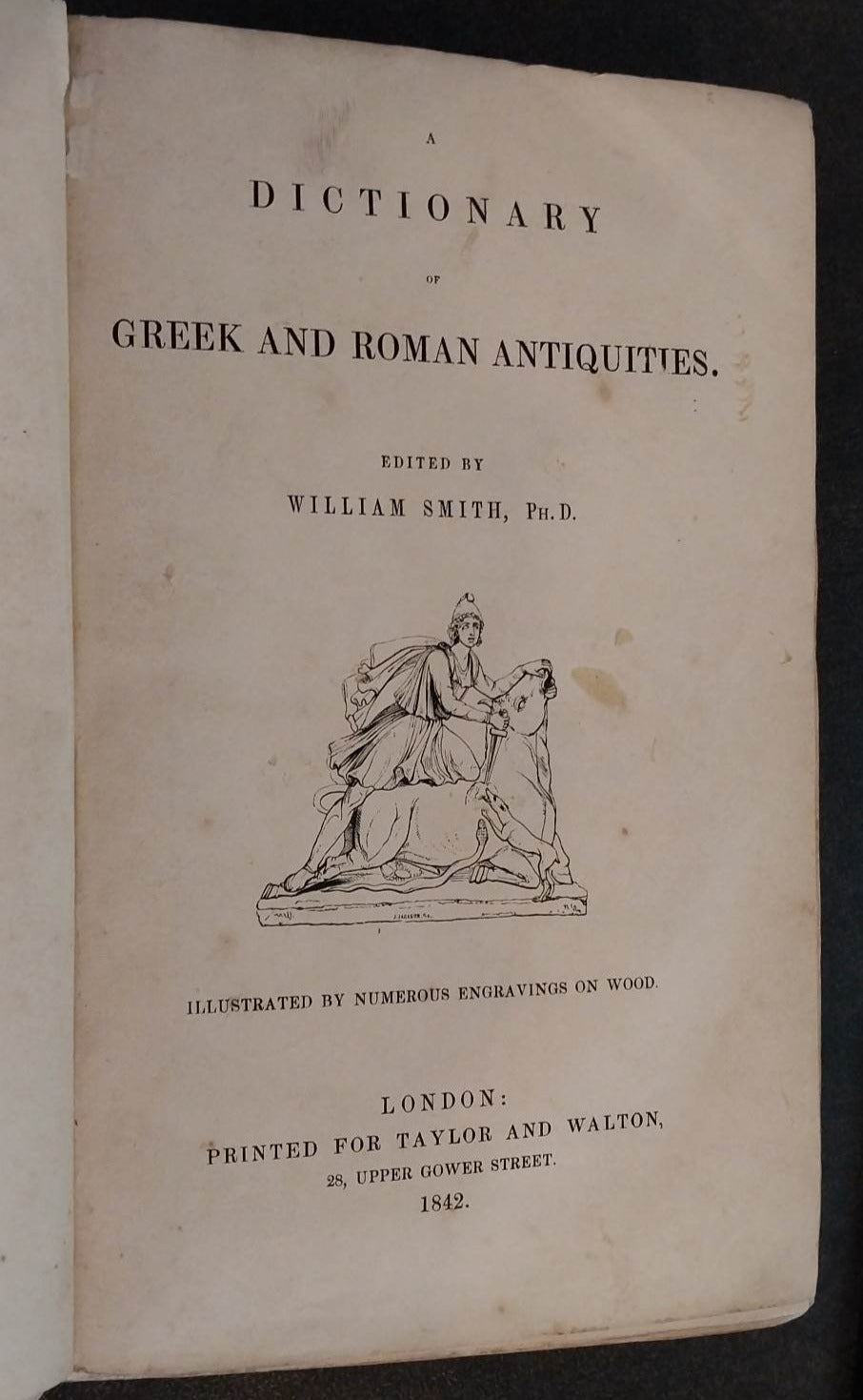 Dictionary of Greek & Roman Antiquities edited by Dr W. Smith image 1