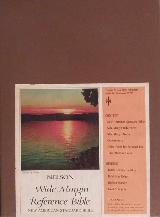 NASB Wide Margin Reference Bible image 0