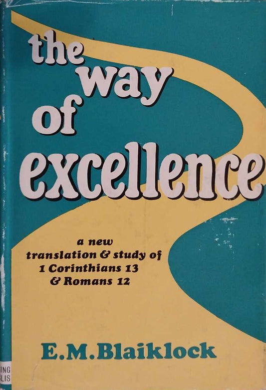 Way of Excellence by E.M. Blaiklock image 0