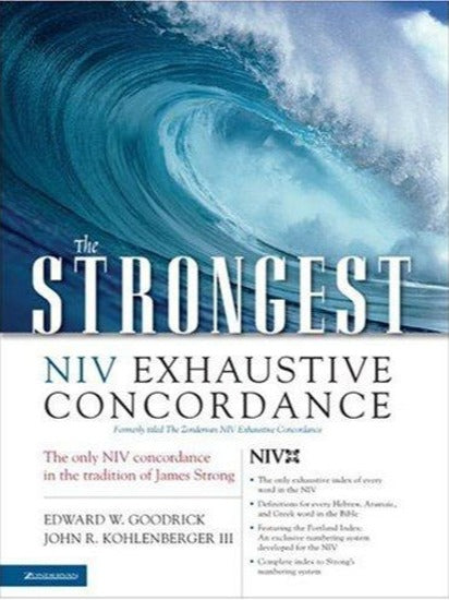 Strongest NIV Exhaustive Concordance image 0