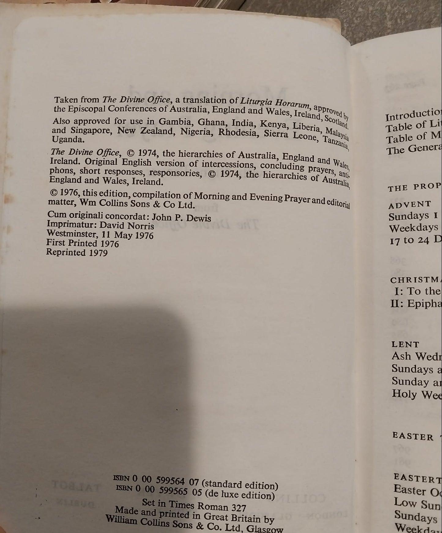 Morning and Evening Prayer