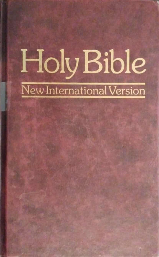 NIV Holy Bible, Red Hardcover, 1984 edition image 0