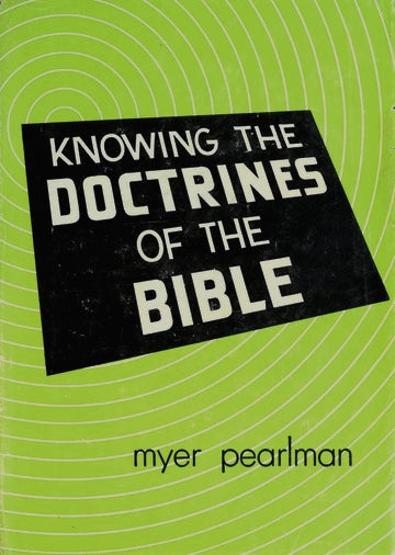 Knowing the Doctrines of the Bible by Myer Pearlman image 0