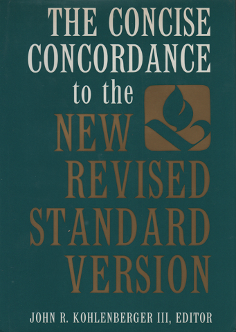 Concise Concordance to the New Revised Standard Version by John R. Kohlenberger image 0