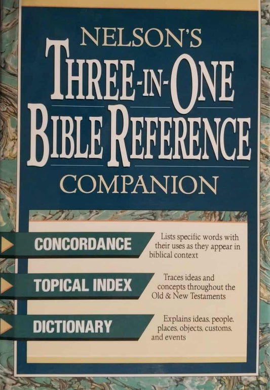 Nelson's Three-In-One Bible Reference Companion image 0