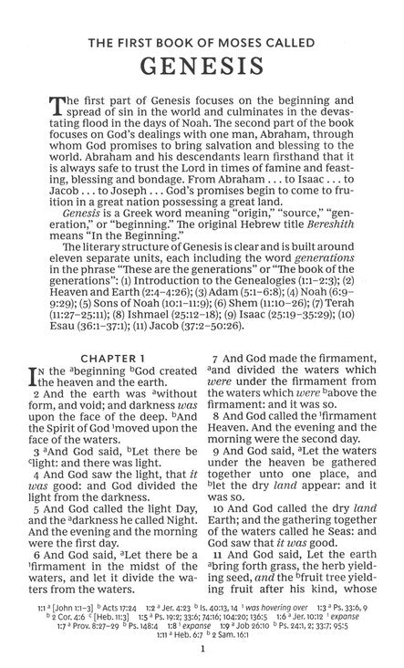 KJV Personal Size Reference Bible Giant Print, Leather-Look, Burgundy , Cross Design