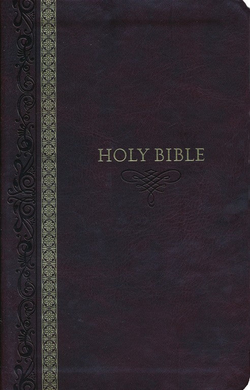 KJV Comfort Print Thinline Bible, Imitation Leather, Brown, Indexed