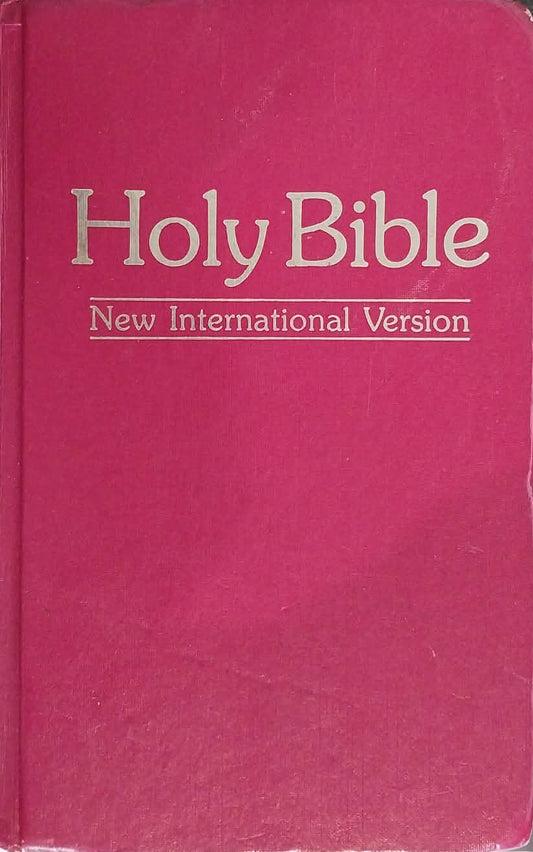 1984 NIV Holy Bible, Red Hardcover