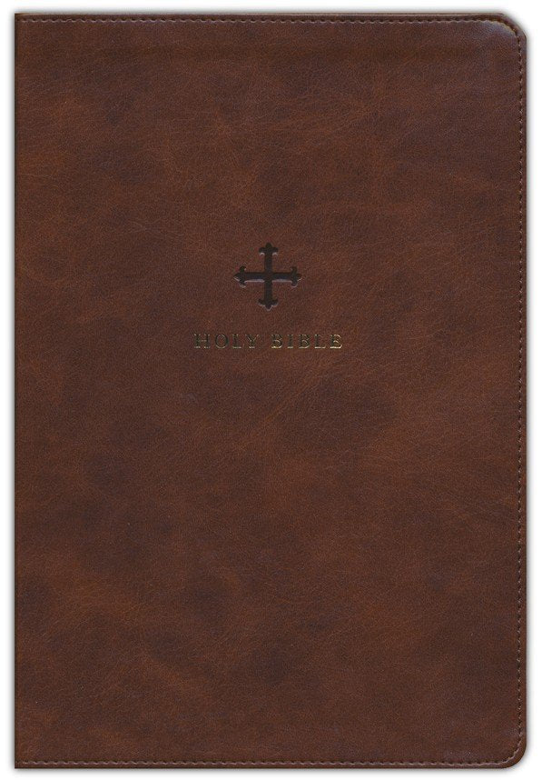 NRSV Catholic Bible, Large Print, Comfort Print, Leathersoft, Brown