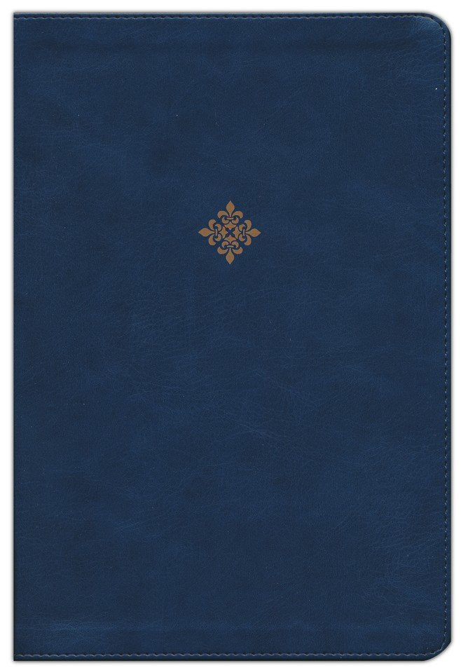NKJV Super Giant-Print Reference Bible, Comfort Print--soft leather-look, blue