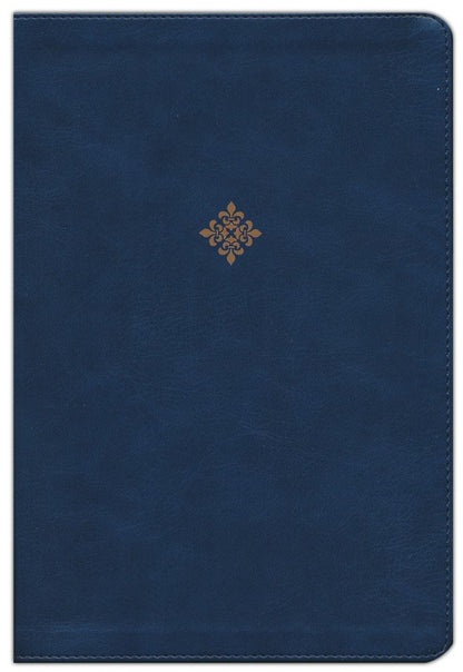 NKJV Super Giant-Print Reference Bible, Comfort Print--soft leather-look, blue