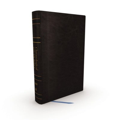 NIV Chronological Study Bible, soft leather-look, black